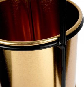 Vilde Osłonka na stojaku metalowa złota 5