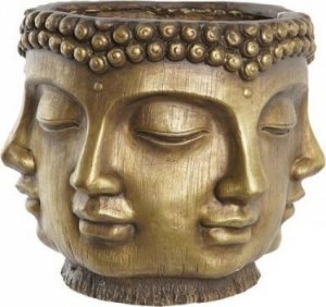 DKD Home Decor Doniczka DKD Home Decor Złoty Drewno Budda Orientalny (34 x 34 x 30 cm) 1