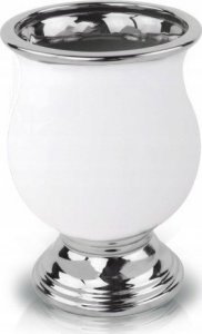 Polnix Doniczka ceramiczna urna 21 cm biała 1