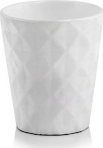 Polnix Doniczka ceramiczna na kwiaty biała 15 cm 1