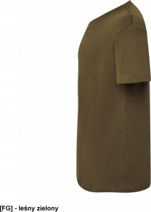 JHK Premium T-shirt JHK TSRA 190 - męski z krótkim rękawem, wzmocniony lycrą ściągacz, 98% bawełna, 2% poliester, 190g - zieleń butelkowa 4XL 12