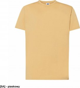 JHK Premium T-shirt JHK TSRA 190 - męski z krótkim rękawem, wzmocniony lycrą ściągacz, 98% bawełna, 2% poliester, 190g - zieleń butelkowa 4XL 21