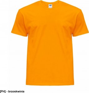 JHK Premium T-shirt JHK TSRA 190 - męski z krótkim rękawem, wzmocniony lycrą ściągacz, 98% bawełna, 2% poliester, 190g - zieleń butelkowa 4XL 30