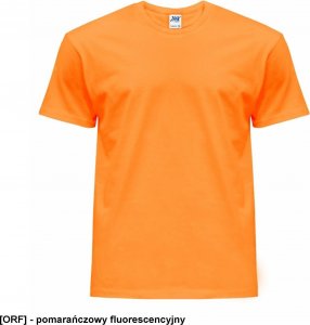 JHK Premium T-shirt JHK TSRA 190 - męski z krótkim rękawem, wzmocniony lycrą ściągacz, 98% bawełna, 2% poliester, 190g - zieleń butelkowa 4XL 33