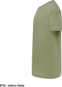 JHK Premium T-shirt JHK TSRA 190 - męski z krótkim rękawem, wzmocniony lycrą ściągacz, 98% bawełna, 2% poliester, 190g - zieleń butelkowa 4XL 57