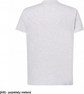 JHK Premium T-shirt JHK TSRA 190 - męski z krótkim rękawem, wzmocniony lycrą ściągacz, 98% bawełna, 2% poliester, 190g - zieleń butelkowa 4XL 84