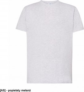 JHK Premium T-shirt JHK TSRA 190 - męski z krótkim rękawem, wzmocniony lycrą ściągacz, 98% bawełna, 2% poliester, 190g - zieleń butelkowa 4XL 85