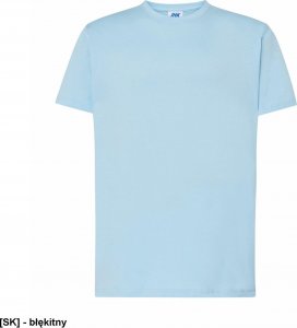 JHK Premium T-shirt JHK TSRA 190 - męski z krótkim rękawem, wzmocniony lycrą ściągacz, 98% bawełna, 2% poliester, 190g - zieleń butelkowa 4XL 88