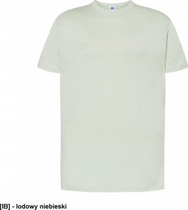 JHK T-shirt JHK TSRA 150 - męski z krótkim rękawem wzmocniony lycrą ściągacz, 100% bawełna, 155-160g - zieleń butelkowa XS 101