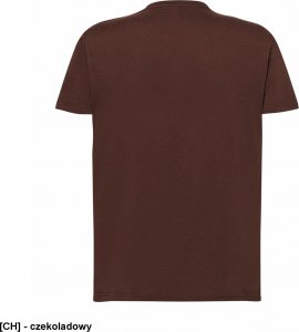 JHK T-shirt JHK TSRA 150 - męski z krótkim rękawem wzmocniony lycrą ściągacz, 100% bawełna, 155-160g - zieleń butelkowa XS 107