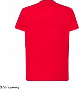 JHK T-shirt JHK TSRA 150 - męski z krótkim rękawem wzmocniony lycrą ściągacz, 100% bawełna, 155-160g - zieleń butelkowa XS 132