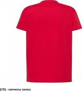 JHK T-shirt JHK TSRA 150 - męski z krótkim rękawem wzmocniony lycrą ściągacz, 100% bawełna, 155-160g - zieleń butelkowa XS 135