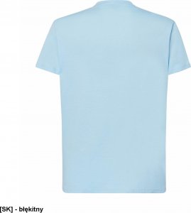 JHK T-shirt JHK TSRA 150 - męski z krótkim rękawem wzmocniony lycrą ściągacz, 100% bawełna, 155-160g - zieleń butelkowa XS 147