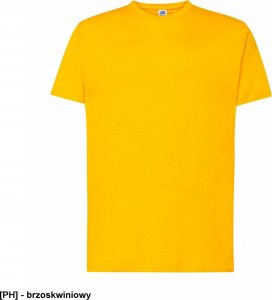 JHK T-shirt JHK TSRA 150 - męski z krótkim rękawem wzmocniony lycrą ściągacz, 100% bawełna, 155-160g - zieleń butelkowa XS 150