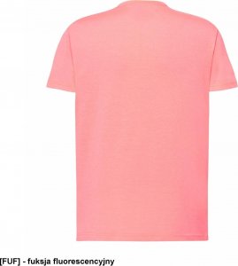 JHK T-shirt JHK TSRA 150 - męski z krótkim rękawem wzmocniony lycrą ściągacz, 100% bawełna, 155-160g - zieleń butelkowa XS 17