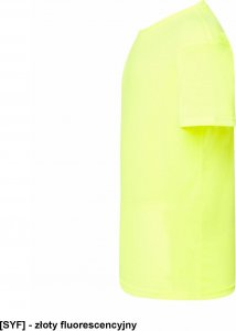 JHK T-shirt JHK TSRA 150 - męski z krótkim rękawem wzmocniony lycrą ściągacz, 100% bawełna, 155-160g - zieleń butelkowa XS 3