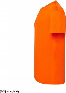 JHK T-shirt JHK TSRA 150 - męski z krótkim rękawem wzmocniony lycrą ściągacz, 100% bawełna, 155-160g - zieleń butelkowa XS 36