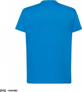 JHK T-shirt JHK TSRA 150 - męski z krótkim rękawem wzmocniony lycrą ściągacz, 100% bawełna, 155-160g - zieleń butelkowa XS 53