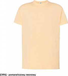 JHK T-shirt JHK TSRA 150 - męski z krótkim rękawem wzmocniony lycrą ściągacz, 100% bawełna, 155-160g - zieleń butelkowa XS 55