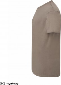 JHK T-shirt JHK TSRA 150 - męski z krótkim rękawem wzmocniony lycrą ściągacz, 100% bawełna, 155-160g - zieleń butelkowa XS 77