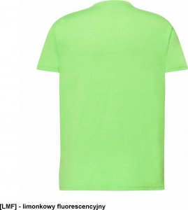 JHK T-shirt JHK TSRA 150 - męski z krótkim rękawem wzmocniony lycrą ściągacz, 100% bawełna, 155-160g - zieleń butelkowa XS 81