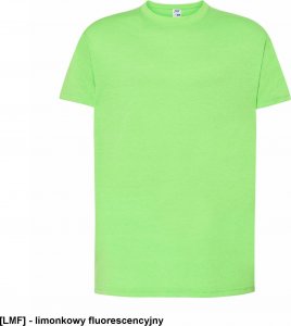 JHK T-shirt JHK TSRA 150 - męski z krótkim rękawem wzmocniony lycrą ściągacz, 100% bawełna, 155-160g - zieleń butelkowa XS 96