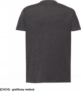 JHK T-shirt JHK TSRA 150 - męski z krótkim rękawem wzmocniony lycrą ściągacz, 100% bawełna, 155-160g - zieleń butelkowa XS 97