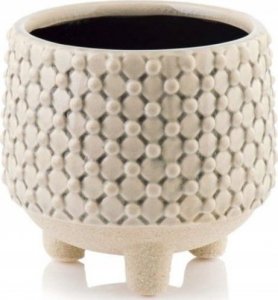 Polnix Osłonka ceramiczna na nóżkach kremowa 16 cm 1