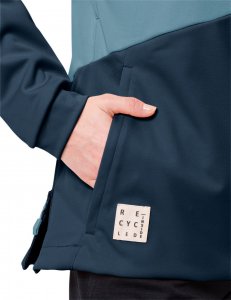 Vaude Kurtka softshell sportowa damska Vaude Tremalzo - niebieska 36 4
