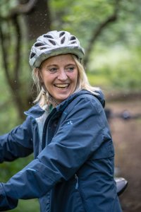 Vaude Kurtka przeciwdeszczowa sportowa damska Yaras IV - granatowa 40 8