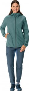 Vaude Kurtka przeciwdeszczowa sportowa damska Vaude Yaras IV - zielona 36 3