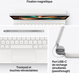 Apple Klawiatura Magic Keyboard do iPada Pro 12,9 cala (5. generacji)  francuska  czarna 5