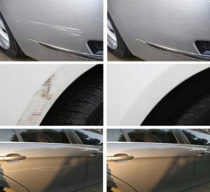 iLogic MINI POLERKA SAMOCHODOWA Maszyna Polerska 4x GĄBKA 3