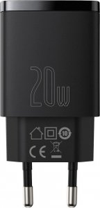 Ładowarka Baseus Ładowarka Sieciowa Baseus 2-porty USB / typ-C PD20W / QC3.0 3