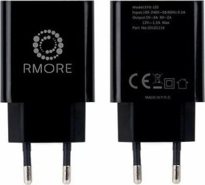 Ładowarka Rmore Ładowarka sieciowa RMORE 18W Usb-C PD czarna 2