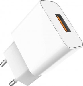 Ładowarka 4kom.pl Ładowarka sieciowa USB 2.4A 2400mAh 12W Single Fast Charger Biała 2
