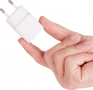 Ładowarka 4kom.pl Ładowarka sieciowa USB 2.4A 2400mAh 12W Single Fast Charger Biała 3