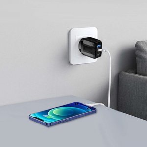 Ładowarka Alogy Ładowarka sieciowa szybka Alogy Quick Charge QC 3.0 USB-A + USB-C PD 65W czarna 4