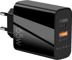Ładowarka Alogy Ładowarka sieciowa szybka Alogy Quick Charge QC 3.0 USB-A + USB-C PD 65W czarna 8