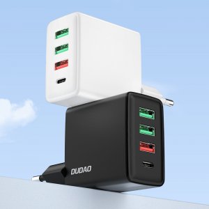 Ładowarka Dudao Dudao szybka ładowarka sieciowa 3x USB / USB Typ C PD QC3.0 20W biały (A5H) 2