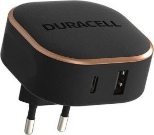 Ładowarka Duracell Ładowarka sieciowa Duracell USB + USB-C, 30W (czarna) 1