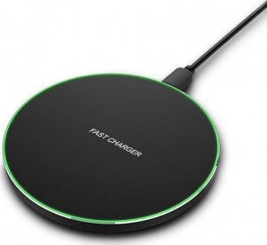 Ładowarka 4kom.pl Ładowarka indukcyjna szybka bezprzewodowa Qi Free Fast Charging 10W Czarna 5