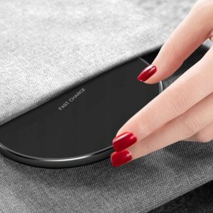 Ładowarka 4kom.pl Ładowarka indukcyjna szybka bezprzewodowa Qi Free Fast Charging 10W Czarna 8