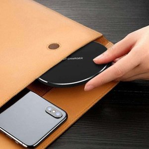 Ładowarka 4kom.pl Ładowarka indukcyjna szybka bezprzewodowa Qi Free Fast Charging 10W Czarna 9