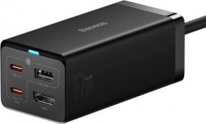 Ładowarka Baseus Ładowarka sieciowa Baseus GaN5 Pro 2xUSB-C + USB + HDMI, 67W (czarna) 1