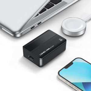 Ładowarka 4kom.pl Ładowarka sieciowa uniwersalna 2x USB 2x USB-C 65W Power Delivery PD QC 3.0 czarna 16