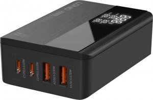 Ładowarka 4kom.pl Ładowarka sieciowa uniwersalna 2x USB 2x USB-C 65W Power Delivery PD QC 3.0 czarna 10