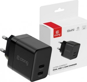 Ładowarka Crong Ładowarka sieciowa Crong Utra Compact GaN 35W PD 3.0 2x USB-C (czarny) 6