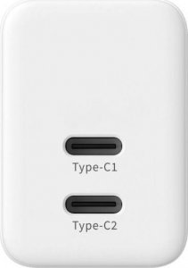 Ładowarka Crong Ładowarka sieciowa Crong Utra Compact GaN 35W PD 3.0 2x USB-C (biały) 2