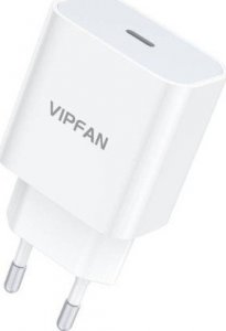 Ładowarka Vipfan Ładowarka sieciowa Vipfan E04, USB-C, 20W, QC 3.0 (biała) 1